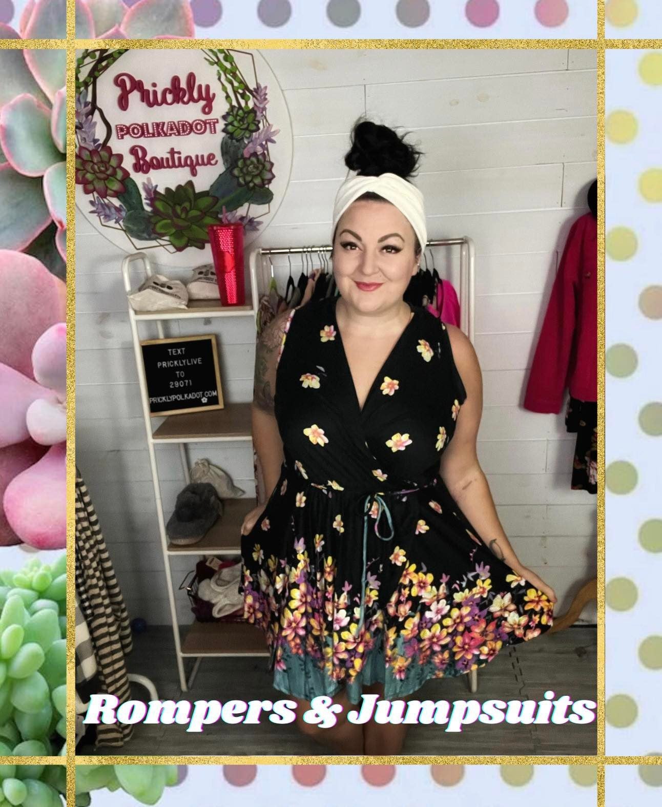 Rompers Jumpsuits Page 2 Prickly Polkadot Boutique