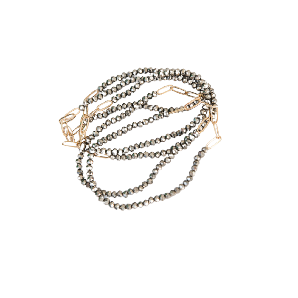 Romantic Style Bracelet in Hematite