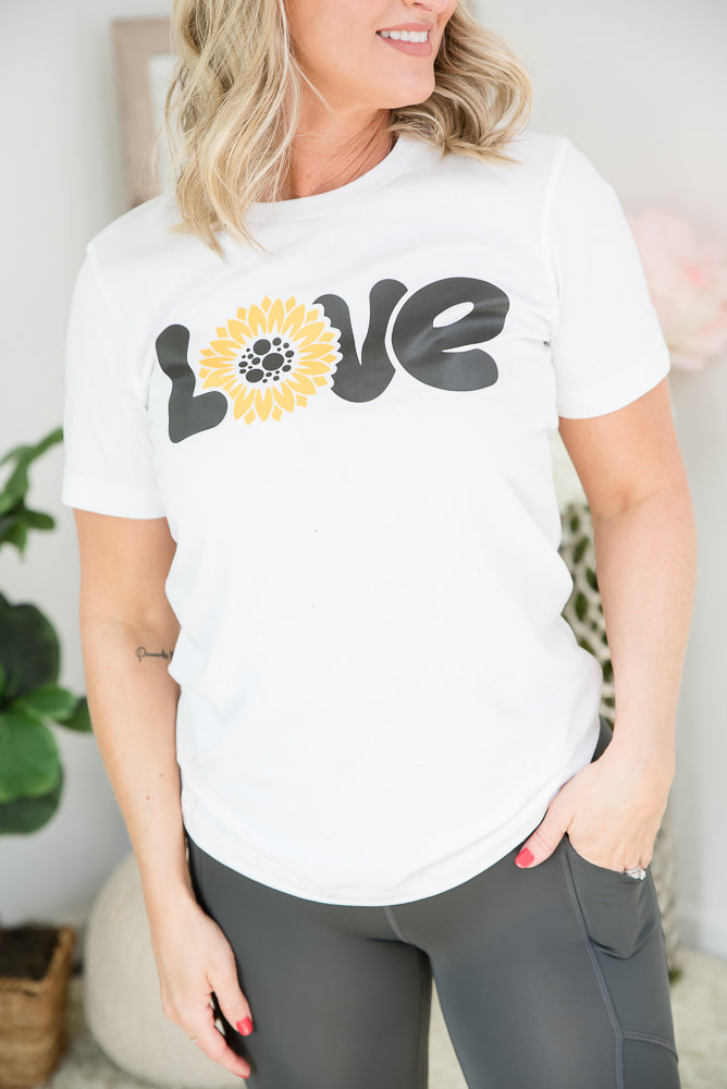 Love Sunflower Tee