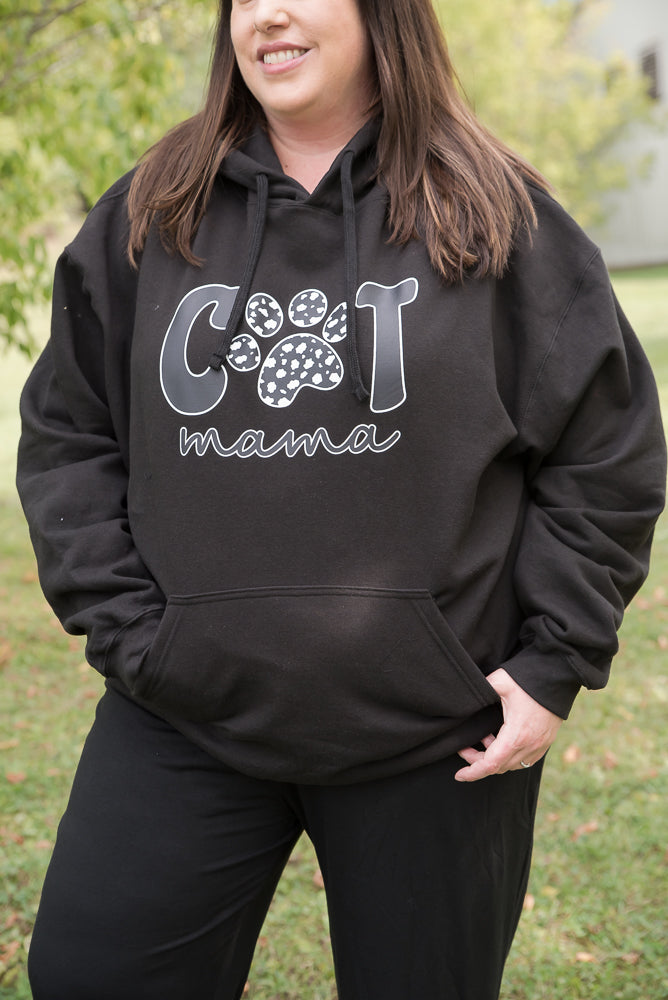 Cat Mama Graphic Hoodie