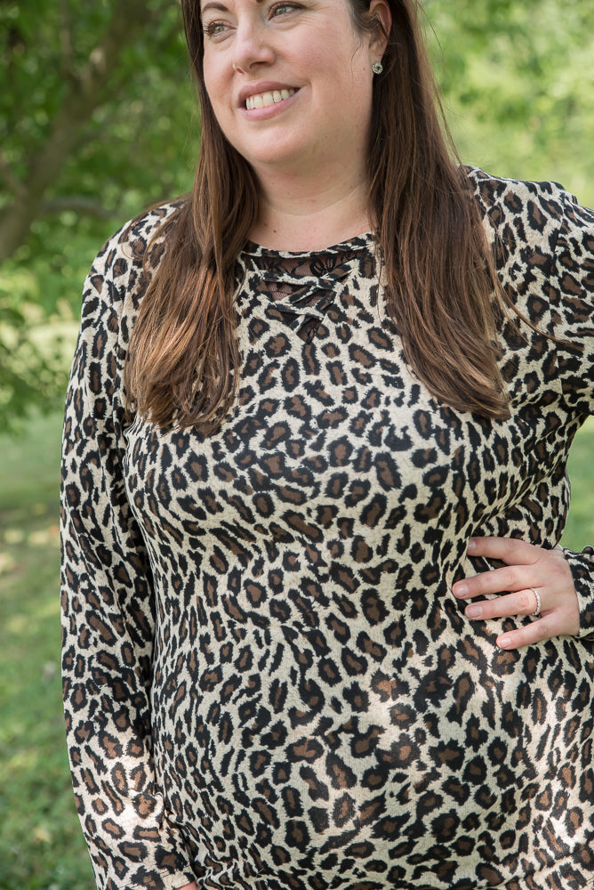 Leopard and Lace Top