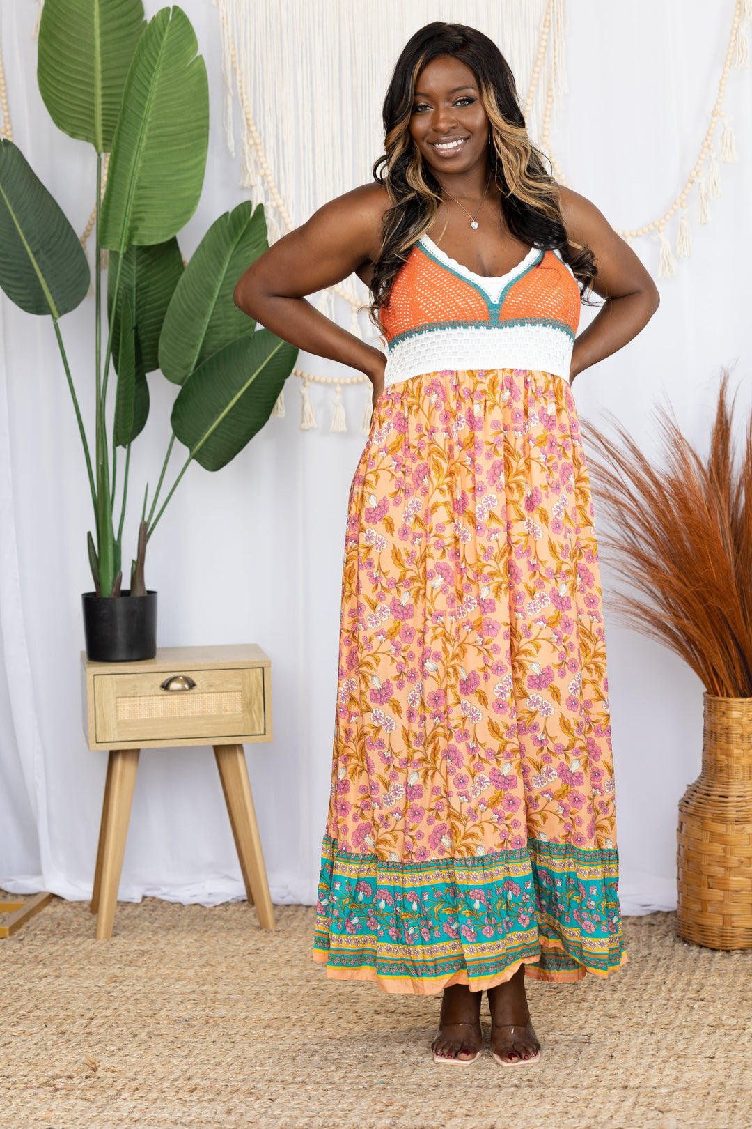 Summer Of Love - Coral Maxi