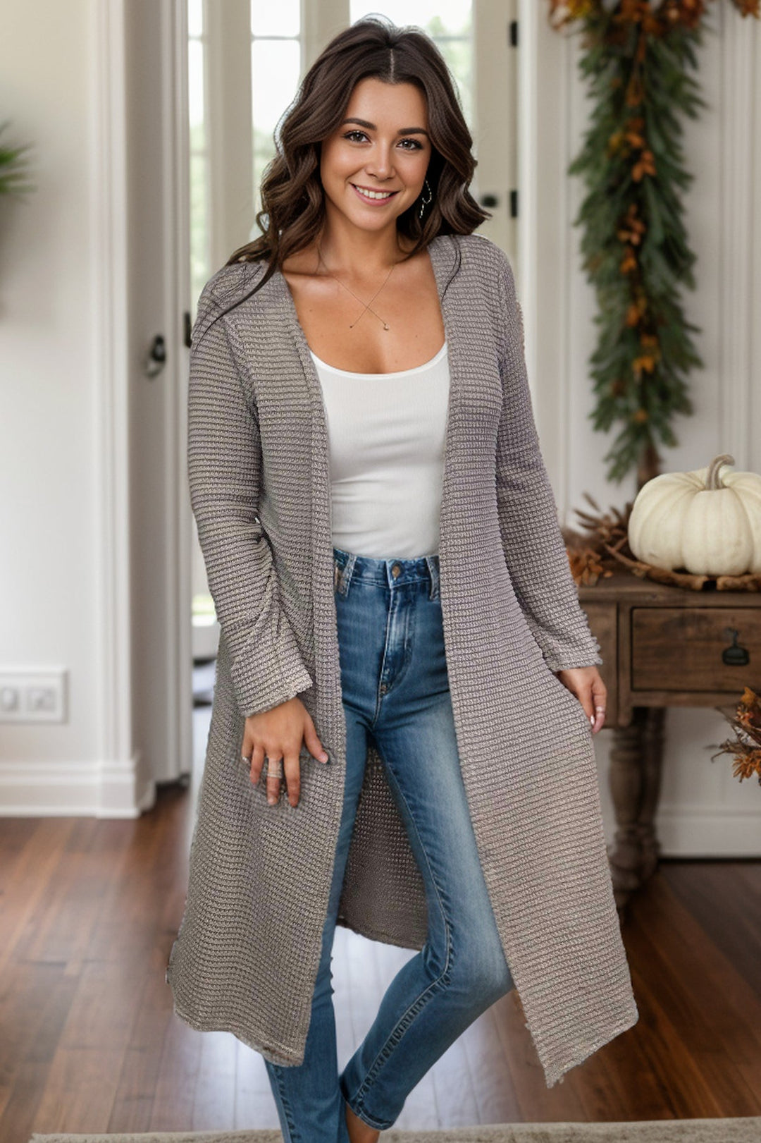 The Perfect Outing - Mocha Cardigan