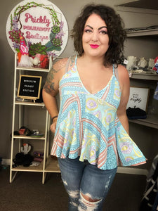 Patched to Perfection Tank Top