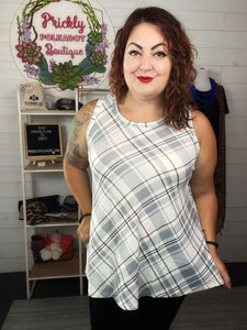 Plaid to Meet You Tank