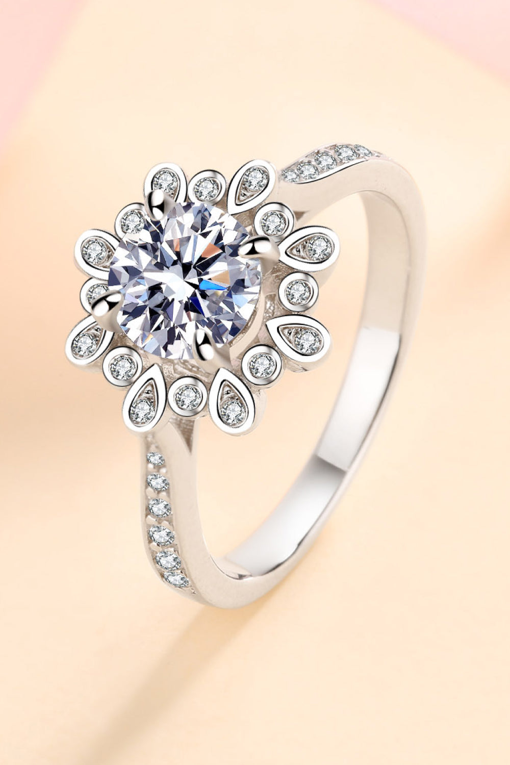 Can't Stop Your Shine 925 Sterling Silver Moissanite Ring