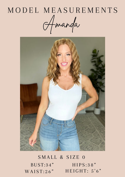 Miranda High Rise Plaid Cuff Vintage Straight Jeans