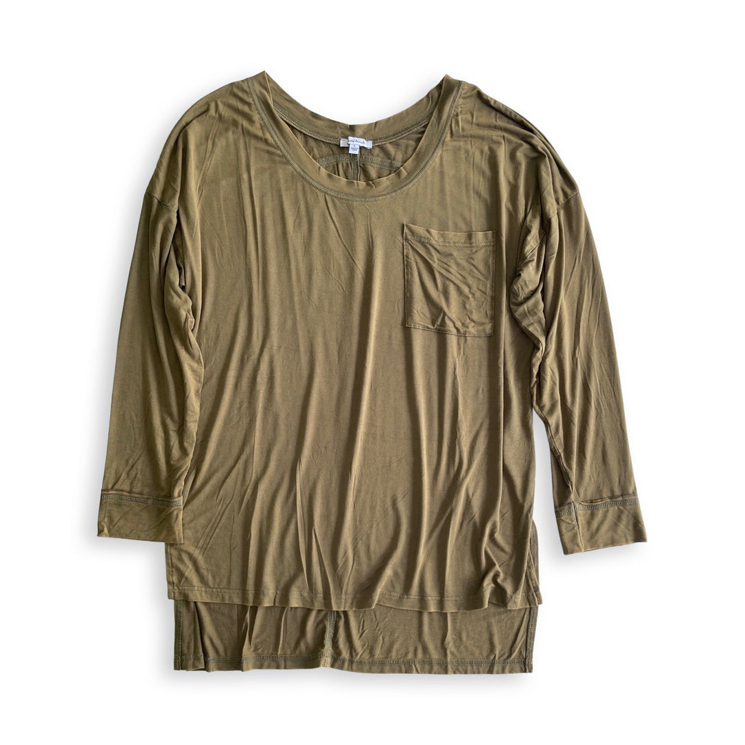 A Better Life Top in Olive