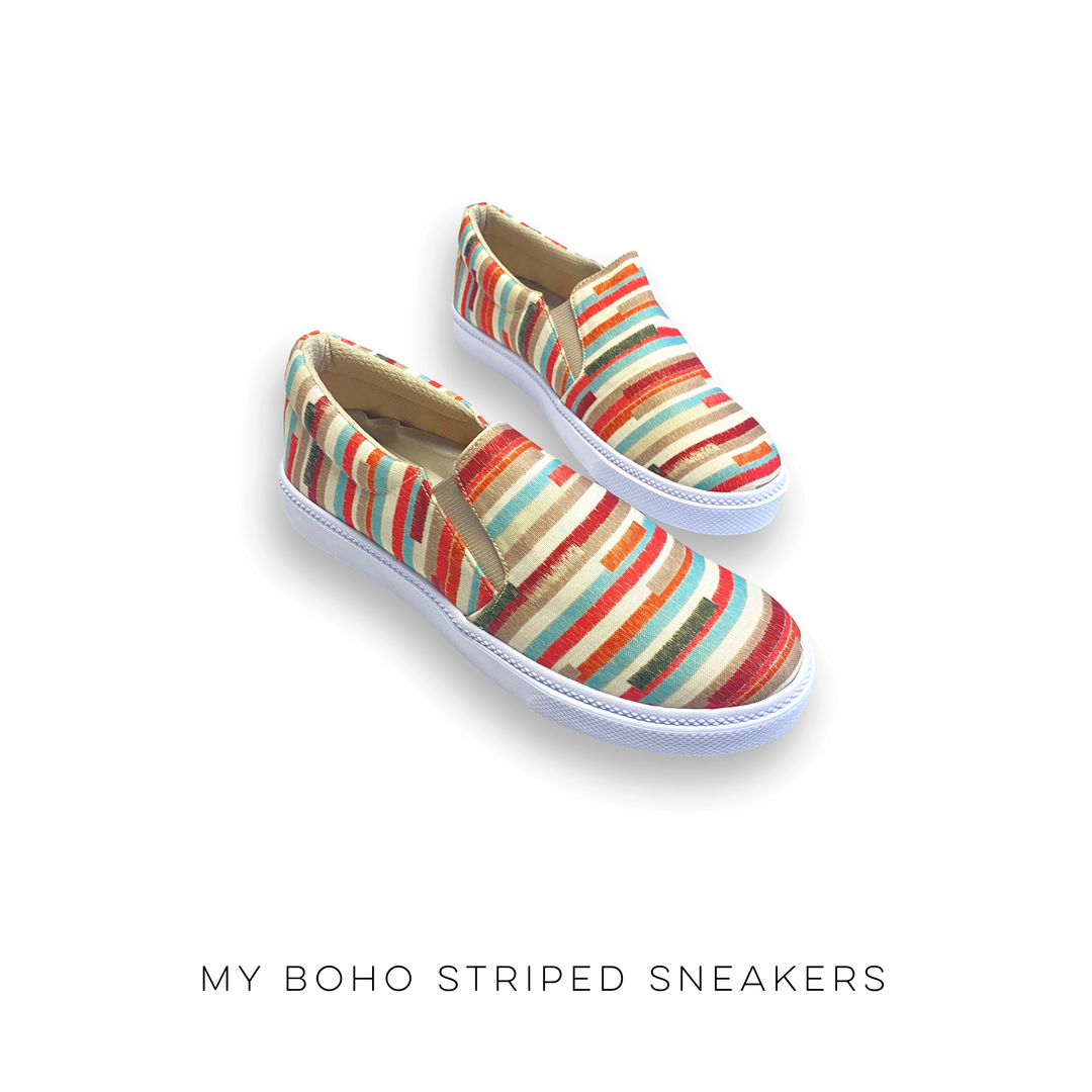 My Boho Striped Sneakers