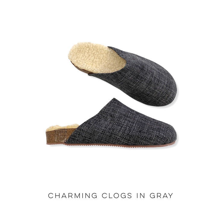 Charming Clogs in Gray