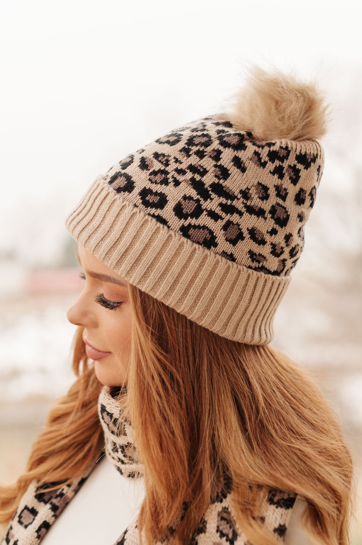 Warm in Spots Animal Print Winter Set