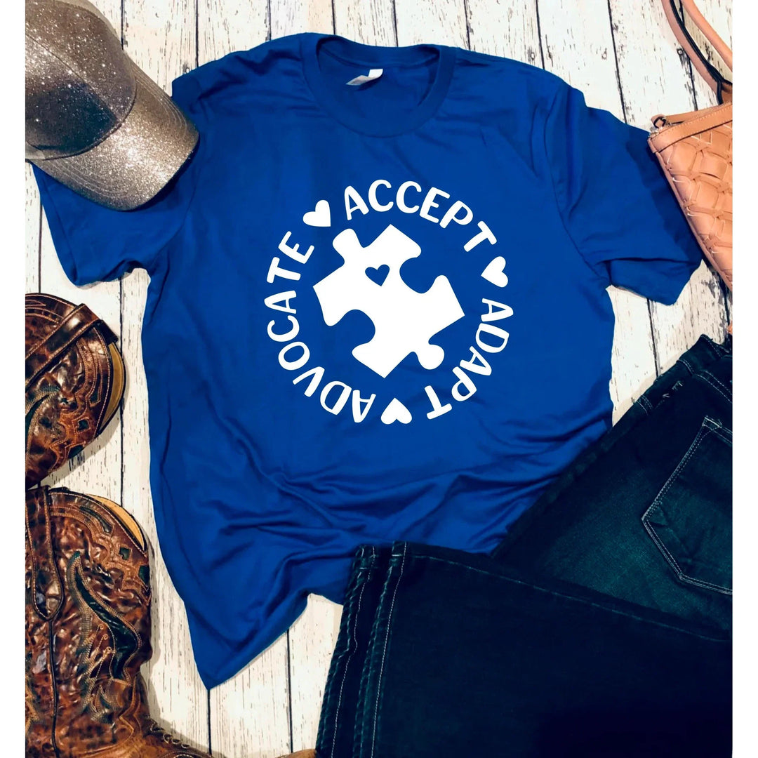 Autism ACCEPT  Graphic Tee