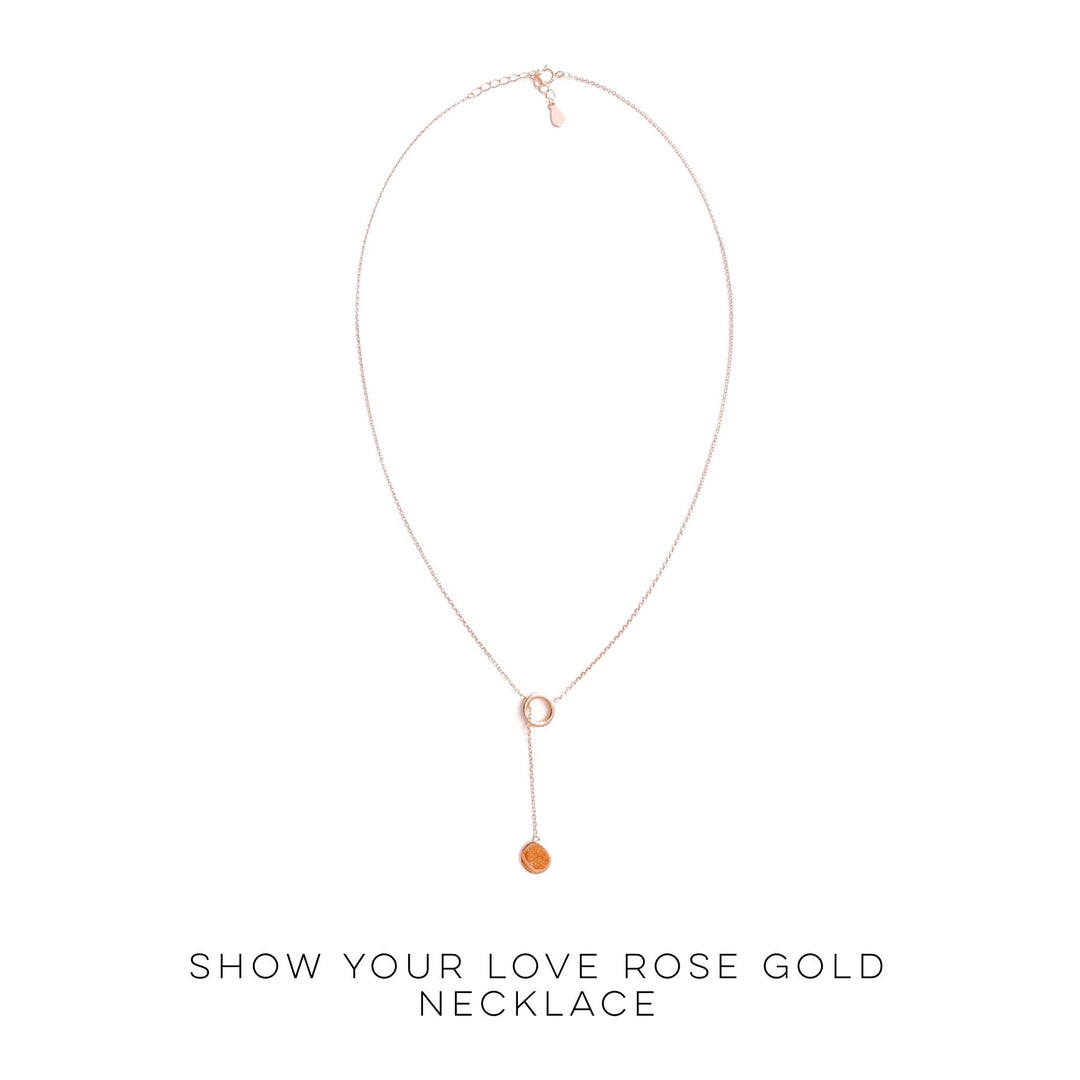 Show Your Love Rose Gold Necklace